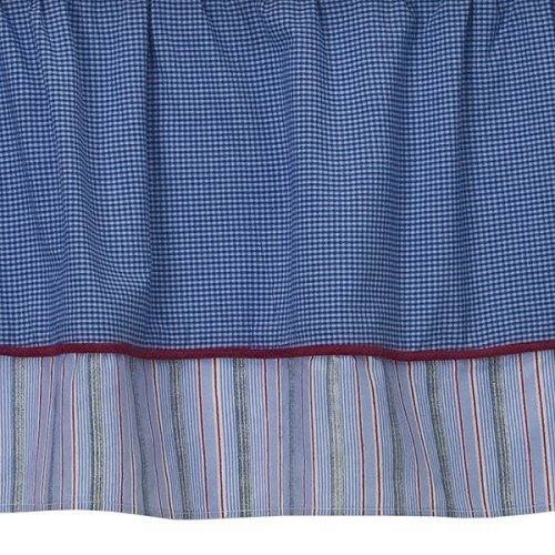 TIDDLIWINKS Nautical SAILBOAT Crib & Toddler Bed Dust Ruffle