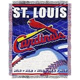 MLB 48-Inch-by-60-Inch Jacquard Acrylic Throw