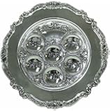 Lowest priced Traditional Passover Seder Plate 12" (Silver Plated)