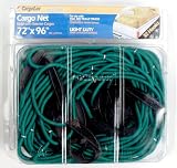 CargoLoc 62376 Full Size Truck Cargo Net 72 inch by 96 inch by 32 hooks