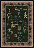 5'4 x 7'8 Milliken Innovations Limoges P4567 - 12000 - Emerald-Sapphire Rectangular