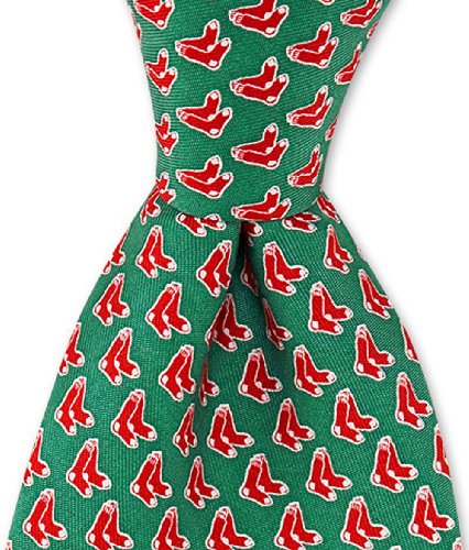 MLB Boston Red Sox Sock Neck Tie (Green)