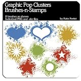 Photoshop Brushes - Graphic Pop Clusters No. 01 Brushes and Stamps