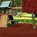 Swing set Playground Rubber Mulch 75 Cu.Ft. Pallet-Brick Red Swing set Playground Rubber Mulch 75 Cu.Ft. Pallet-Brick Red