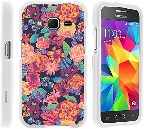 Samsung Core Prime Case, Perfect Fit Cell Phone Case Hard Cover with Cute Design Patterns for Samsung Galaxy Core Prime G360 (Boost Mobile) from MINITURTLE | Includes Clear Screen Protector and Stylus Pen - Floral Dream