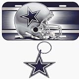 Dallas Cowboys License Plate & Key Ring Auto Set