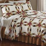 Double-wedding-ring Quilt / Full/Queen, , Full/Queen