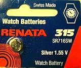 Renata 315 Silver Oxide Watch Battery Sr716sw