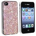 Snap-on Case Compatible With Apple® iPhone® 4 AT&T, Light Pink Bling