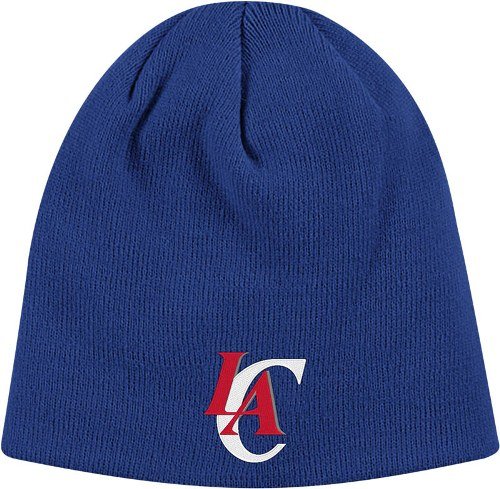 adidas Los Angeles Clippers Royal Blue Basic Logo Knit Beanie