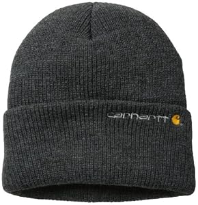 Carhartt Men's Wetzel Watch Hat, Coal Heather, One Size
