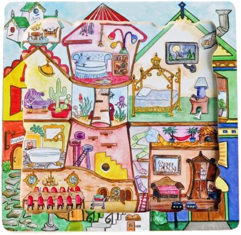 Flipzles - Pet Mansion Wooden Puzzle Educational Toy Imaginative Play