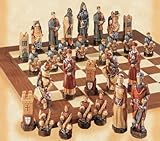The Crusades Hand Painted Chess Set The Crusades Hand Painted Chess Set