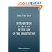Introduction to the Study of the Law of the Constitution
