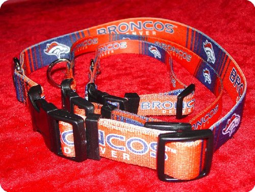 LARGE COLLAR - Denver Broncos - NFL Dog Collars