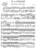 Mozart Piano Fantasy and Fugue, K.394: Instantly download and print sheet music