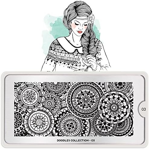 MoYou-London Nail Stamping Plate Doodles Collection 03 US Stock