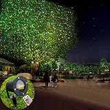 クリスマスランプ ランプ 室外　防水LED　芝生星空プロジェクター　ガーデンライト、風景ランプ、ステージランプ　リモートコントロール　ホリデー照明ライト　赤緑ホタルスポットライト　　イルミネーションラ