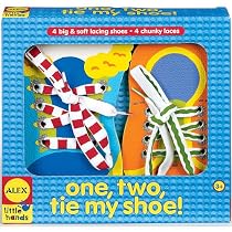Alex Toys Little Hands, One, Two, Tie My Shoe!
From Alex Toys
