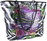 ED HARDY by Christian Audigier Lorraine Sequin Tote Purse Handbag Shoulder Bag Zebra Reviewed ED HARDY by Christian Audigier Lorraine Sequin Tote Purse Handbag Shoulder Bag Zebra Reviewed