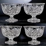 Godinger Shannon Dublin Ice Creams Lead Crystal Set of 4