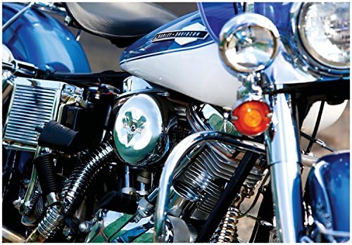 GIANT Harley Davidson PanHead Motorcycle Art Poster