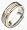 7.5mm Titanium & 18 Karat Yellow Gold Stylish Diamond Wedding Band - 4