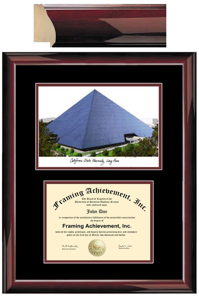 Amazon.com - Glossy Traditional Mahogany Double-matted Top Black ...