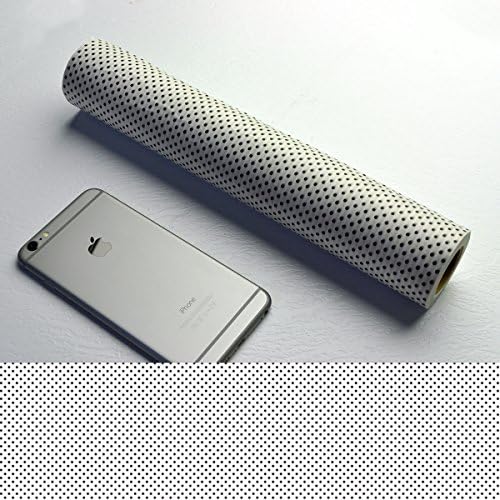 Washi Masking Tape Extra Large 12in Wide Black & White Polka Dots Pattern