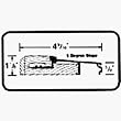 M-D Building Products 76265 Adjustable Oak Sill - Inswing