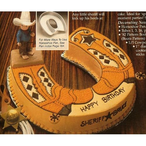 Cowboy / Cowgirl Country Western Boots Cake Uses Wilton