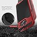 Galaxy S6 Case, Caseology [Wavelength Series] Slim Dual Layer Protective Textured Grip Corner Cushion Design [Black / Red] for Samsung Galaxy S6