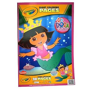Dora 20 Giant Coloring Pages by 