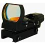 NcSTAR Red Dot Sight TACTICAL RED DOT WITH 4 DIFFERENT RETICLES/BLACK