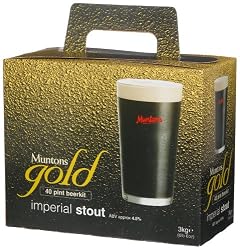 Muntons Gold 40 Pint Beerkit, Imperial Stout, 102-Ounce Box