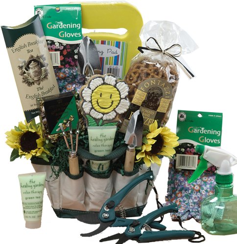 Garden Lovers Gift Tote of Tools and Treats Gift Basket by ArtofAppreciation.com