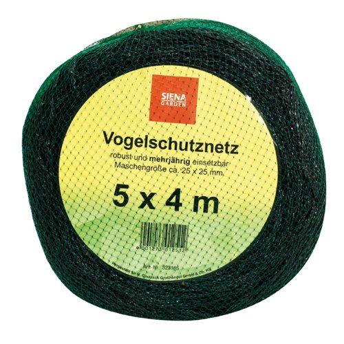 Siena Garden 323190 Vogelschutznetz 10x2m ROBUSTA Farbe: schwarz/gr&uuml;n Preisvergleich