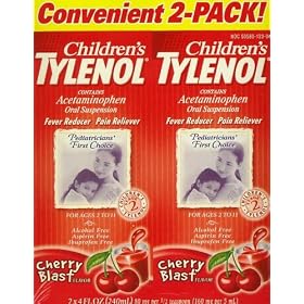 Children's Tylenol - Cherry Flavor (2 Pack X 4fl Oz)