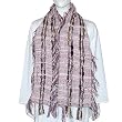 Rayon Scarf for Men Fashion Accessory Jacquard Design 15 x 70 inches (wsmf037)