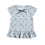 SOULEIADO フリルワンピース ブルー 90cm 47585