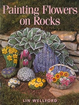 painting flowers on rocks - lin wellford painting flowers on rocks - lin wellford