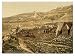Valley of the Tombs of Jehoshaphat, Jerusalem, Holy Land wall sized print (photochrom) photochrome , 14x18