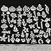 Wholesale Bulk Lots Tibetan Silver Mix Pendants Charms Bracelet Necklace Jewelry Findings By eArt