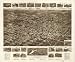 Aero view of Hammonton, New Jersey 1926., large historic panoramic map reprint measured in inches 43x36