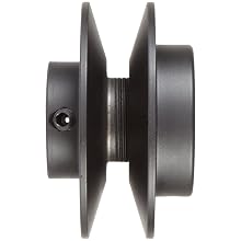 Martin VP Sheave, 3L/4L/5L or A/B Belt Section, 1 Groove, Class 30 Gray Cast Iron