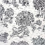 Harvest Toile Black/White