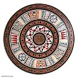 Pottery plate, 'Inca Iconography' Pottery plate, 'Inca Iconography'