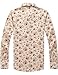 SSLR Men's Casual All Over Print Short Sleeve Shirt