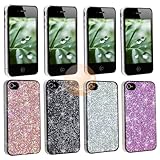 Sparkling Cases Combo Bling Shining Faceplates Compatible With iPhone 4 AT& ....