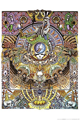 Grateful Dead Poster Print, 36x24 Poster Print, 24x36 Music Poster Print, 24x36